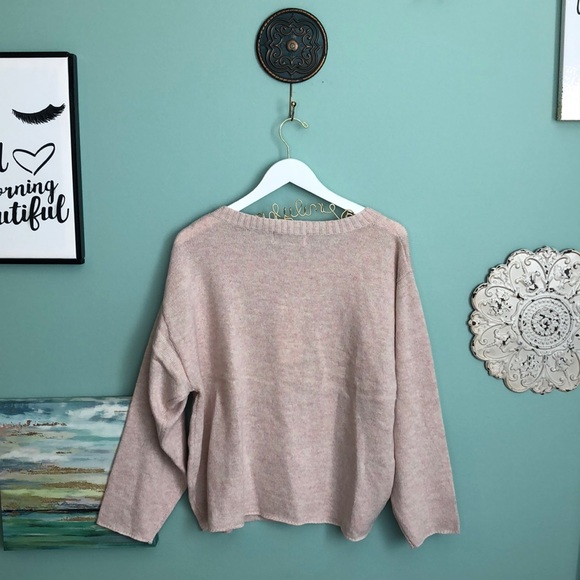 Wildfox Suck It Up Vineyard Sweater in Pout A2 - Picture 2 of 8